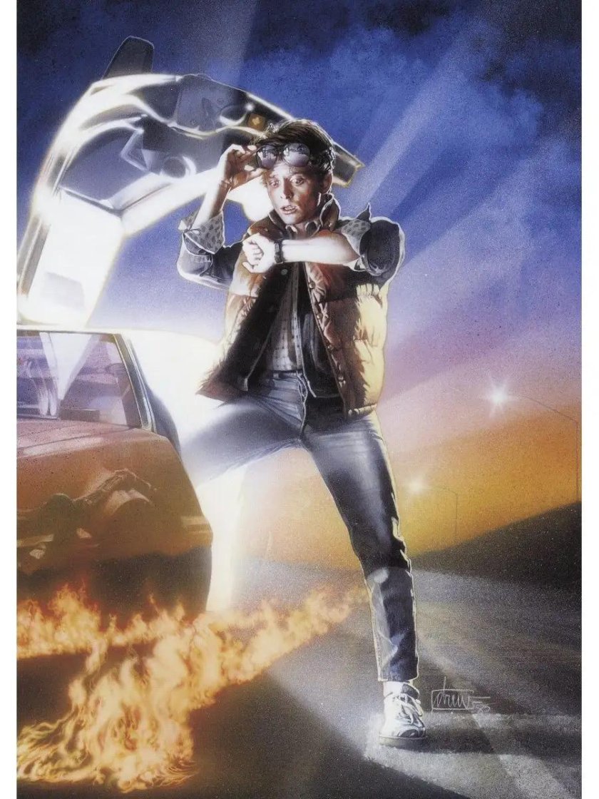 Назад в будущее фильм 1985 Постер