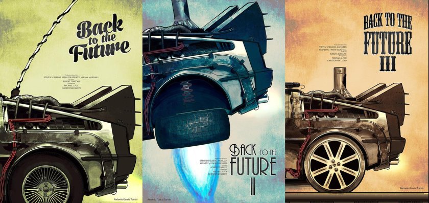 Назад в будущее плакат