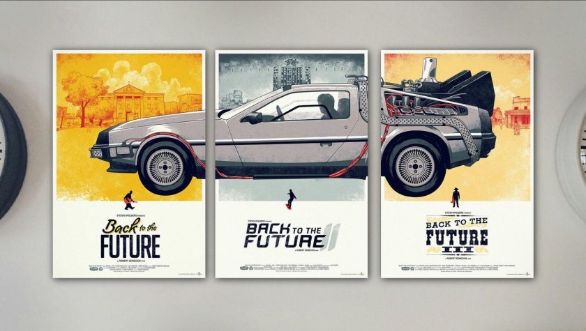 Назад в будущее плакат