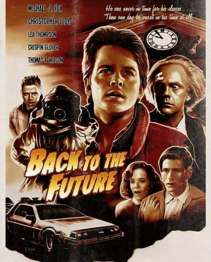 Back to the Future 1985 poster