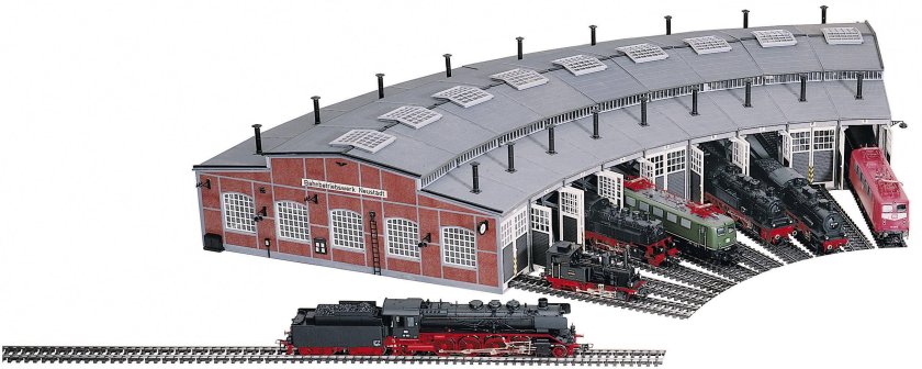 Локомотивное депо 1:87