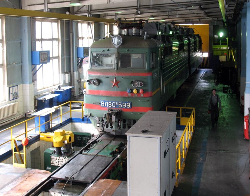 Вл 80 в депо Вологда