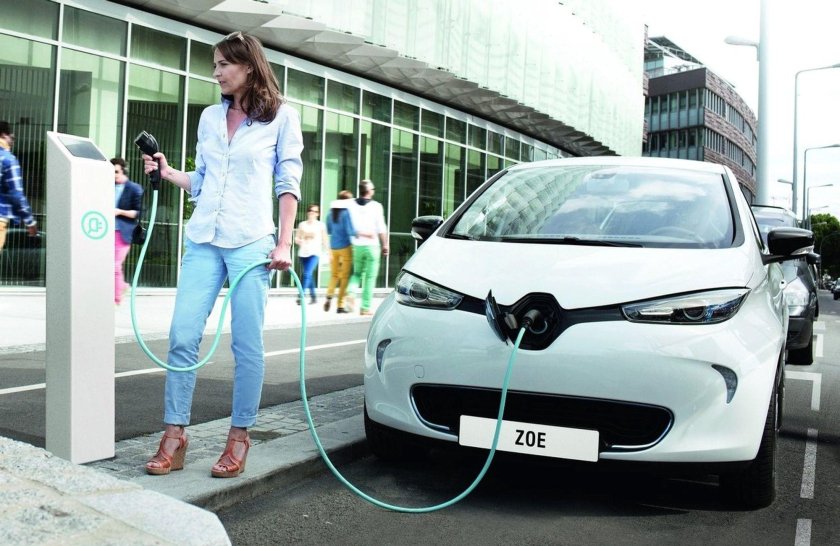 Renault Zoe Electric car салон