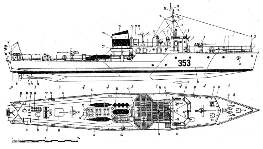 Рейдовый тральщик "пр.255" .