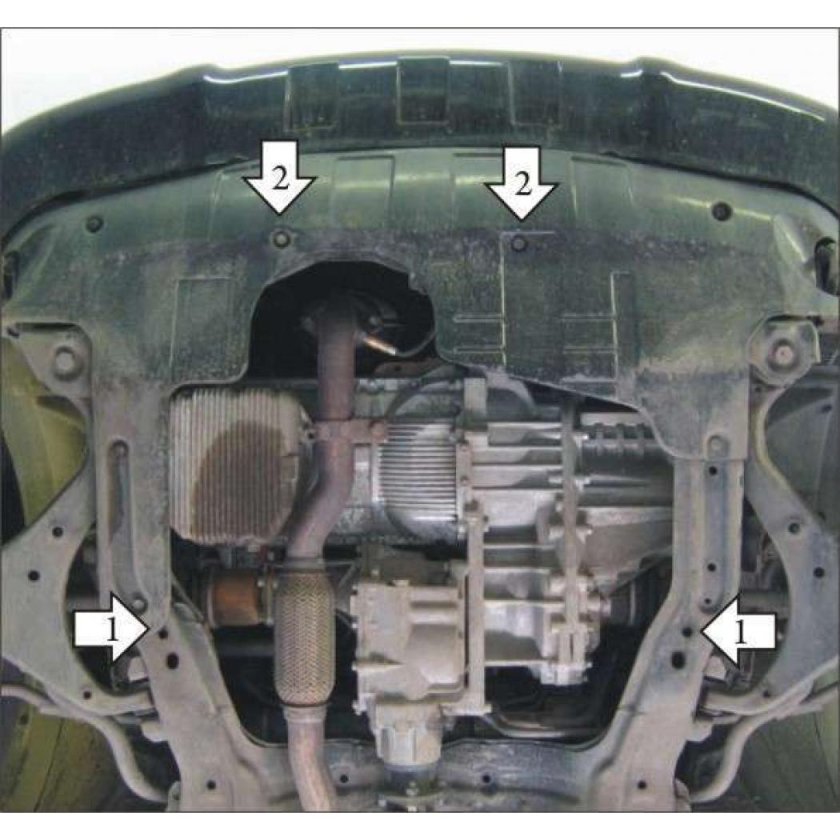 Защита картера Hyundai Tucson 2008