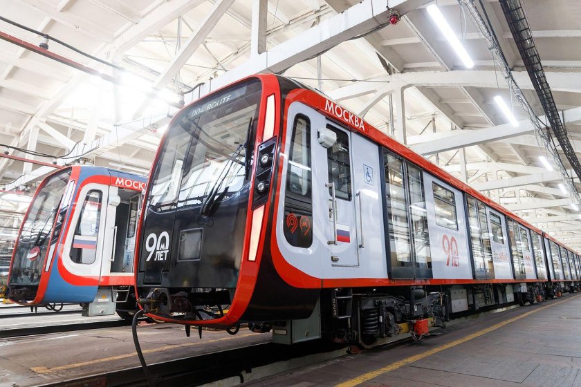 Москва 2020 поезд метро в депо