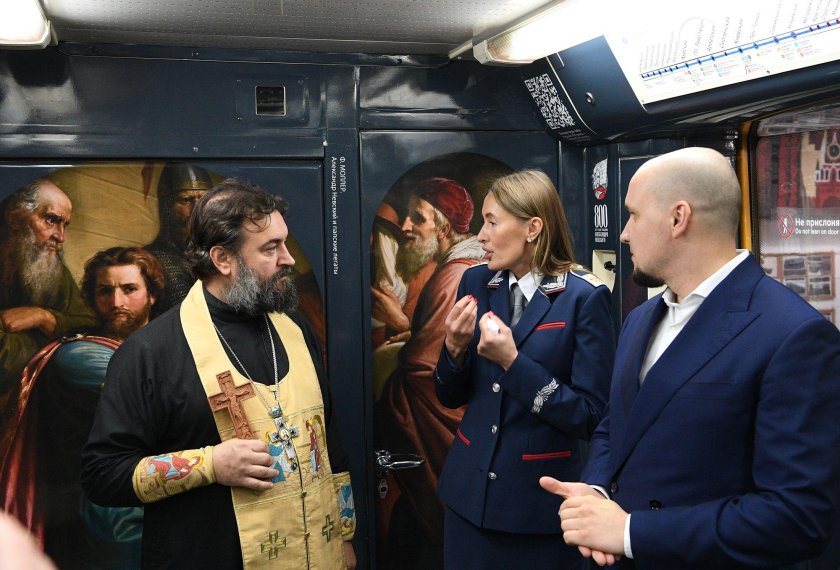 Тематический поезд 800 летия Александра Невского