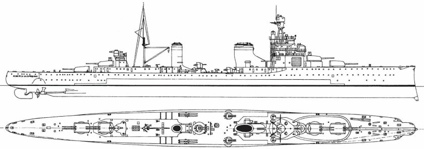 Луиджи Кадорна крейсер