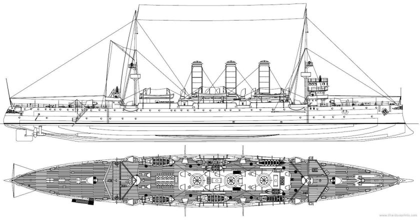 Броненосный крейсер Кайзер Карл