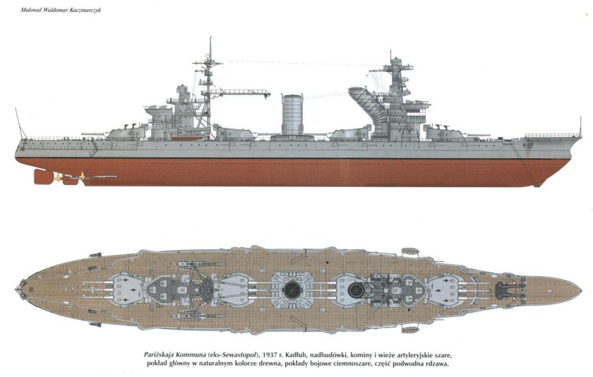 Советский линкор Парижская коммуна