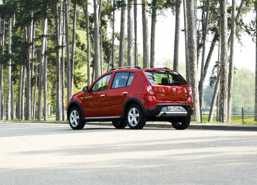 Renault Sandero Stepway бордовый