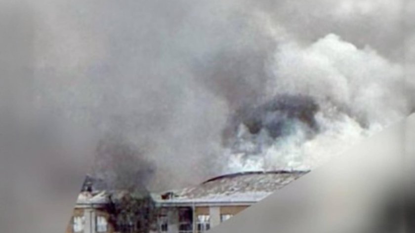 Взрыв огонь