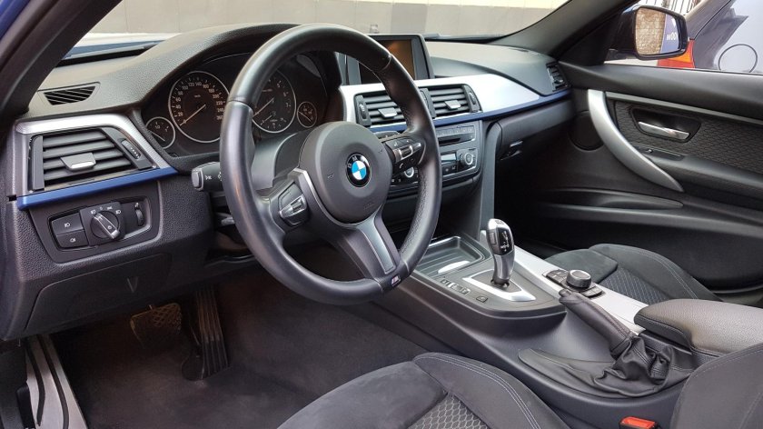 BMW f30 салон