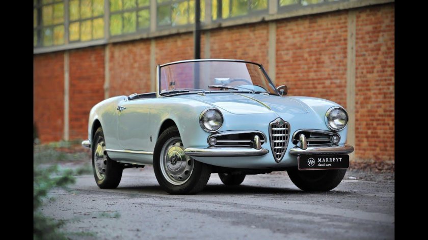 1958 alfa romeo giulietta spider