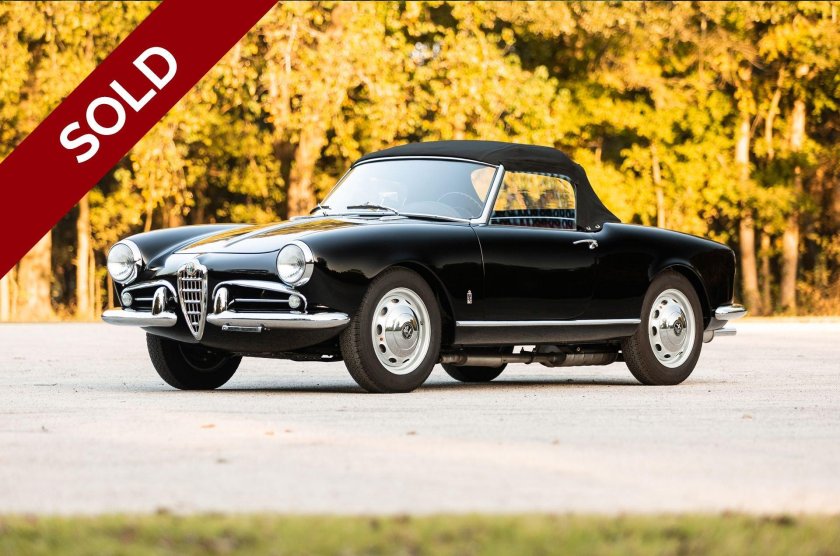 1956 alfa romeo giulietta spider
