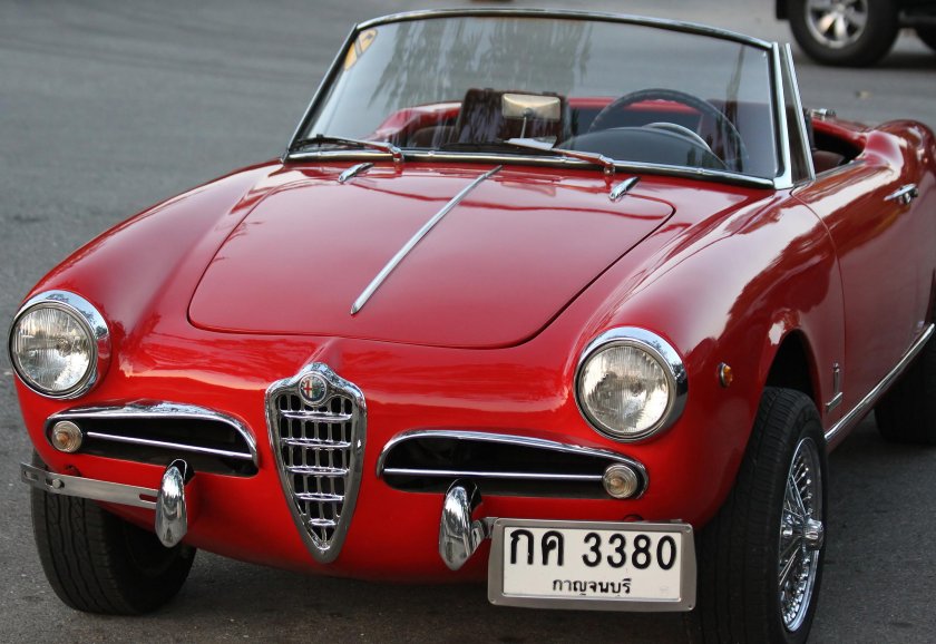 1958 alfa romeo giulietta spider