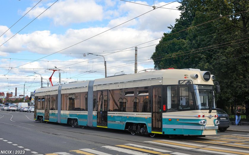 Ретро трамвай Санкт-Петербург 2023