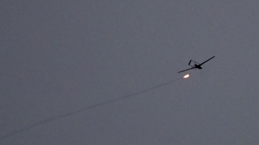 Фото беспилотника в небе