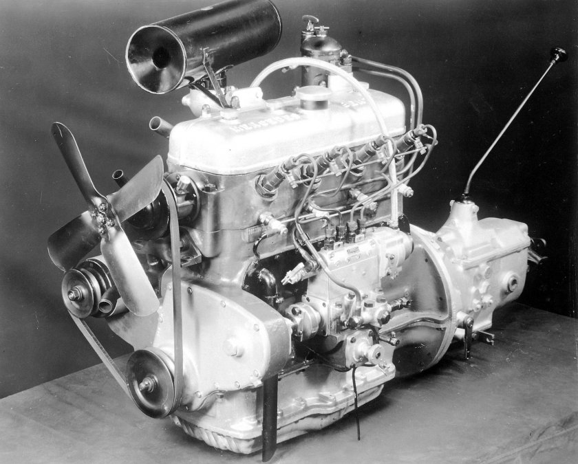 Старый дизельный двигатель