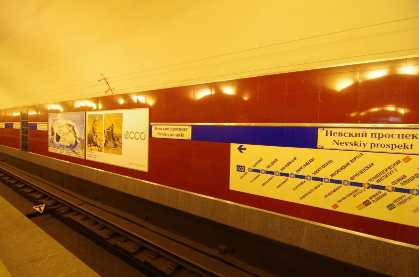 Метро Невский проспект Санкт-Петербурга
