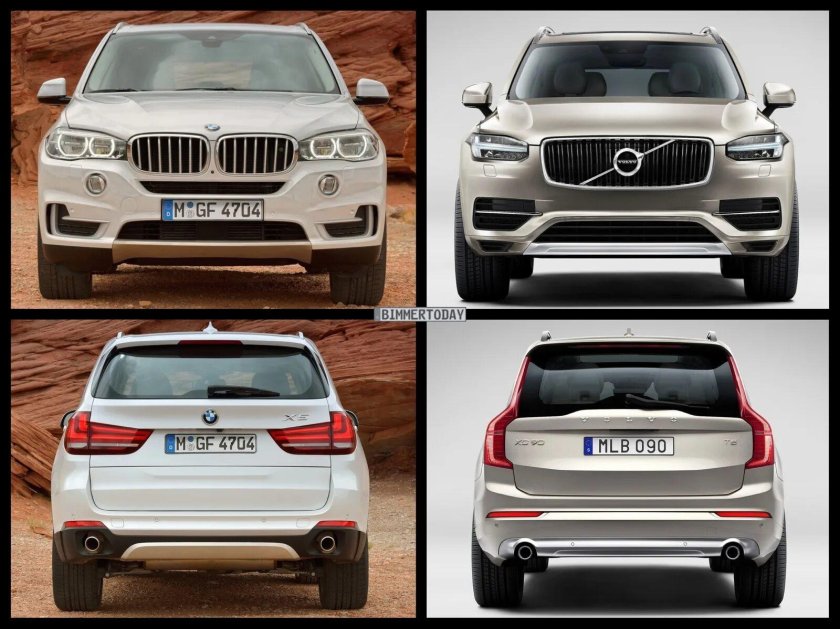 Volvo xc90 BMW x7