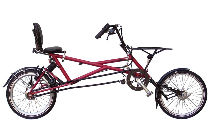 Лигерад велосипед лежачий Тандем