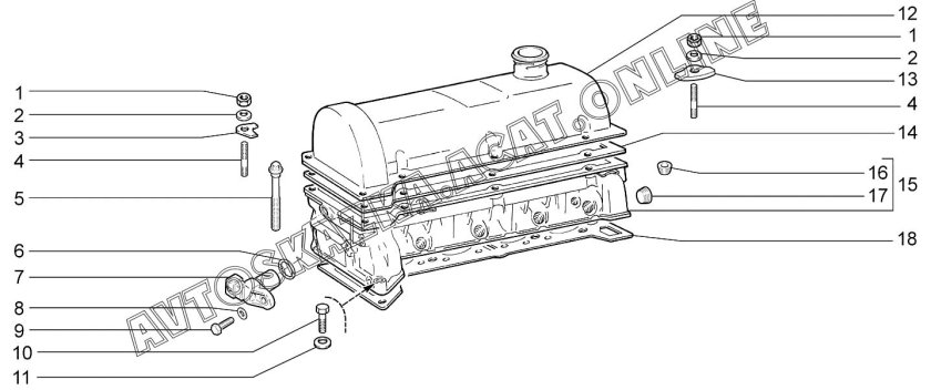Нива Шевроле 2123 заглушка головки блока цилиндров