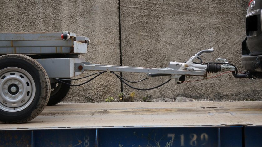 Прицеп 9855-30 тормозная система