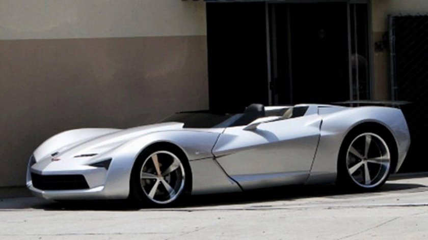 Chevrolet Corvette Сайдсвайп