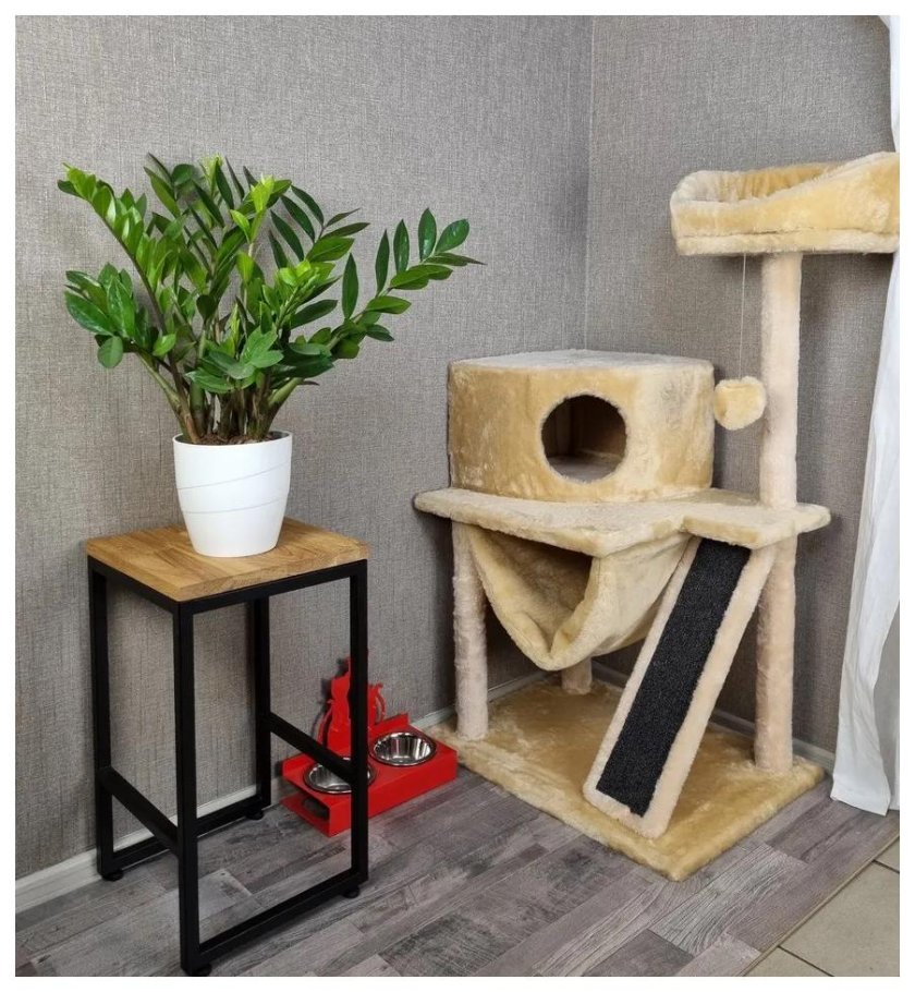 Домик для кошки с когтеточками