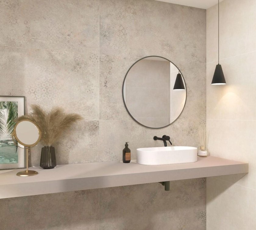 At. Alpha Beat Gray 60x120 от Pamesa в интерьере