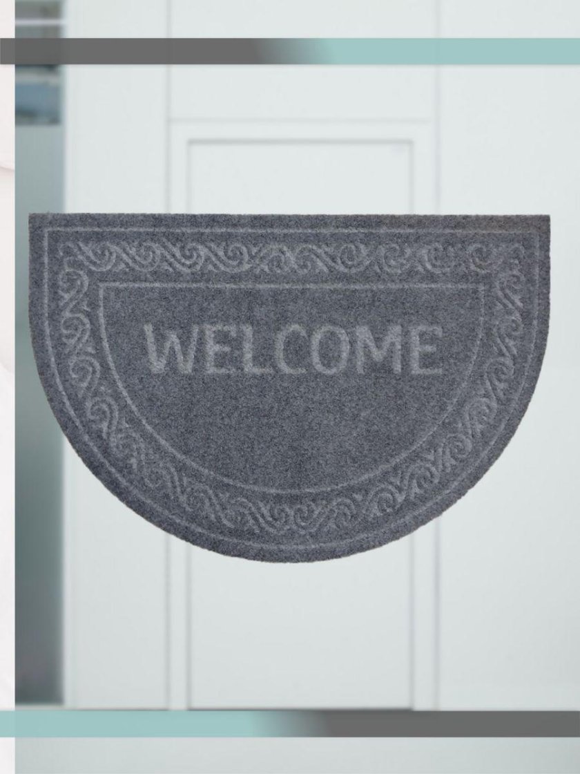 Коврик придверный полукруглый