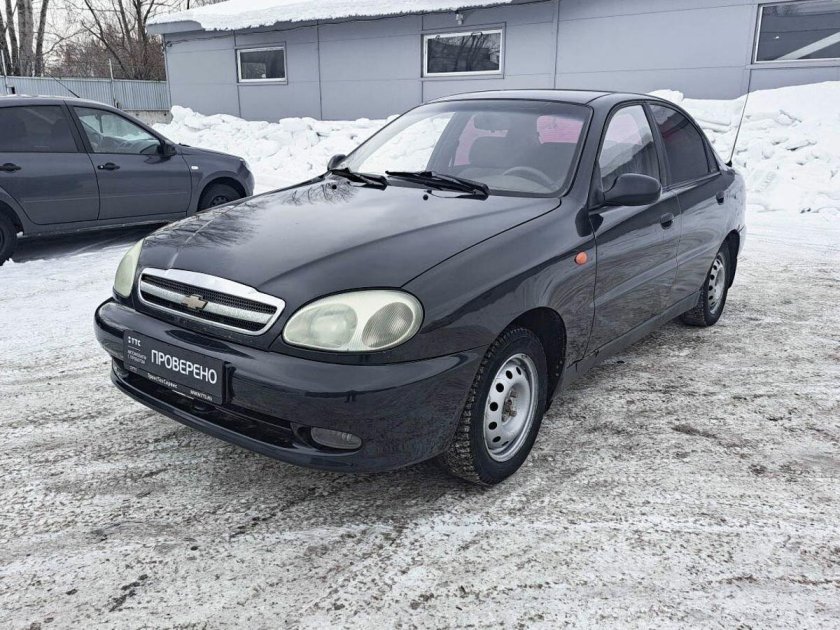 Шевроле ланос 2007 год черный