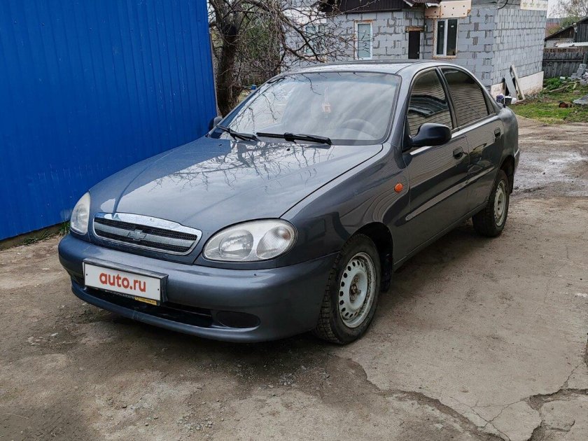 Шевроле ланос серый