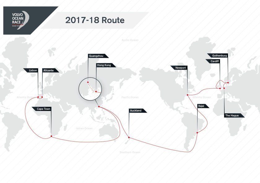 Volvo Ocean Race маршруты