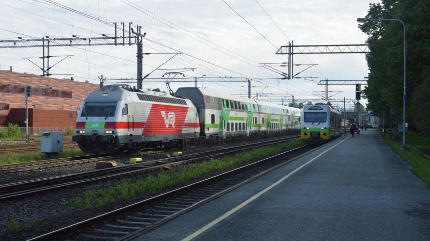 Колея в Финляндии ЖД