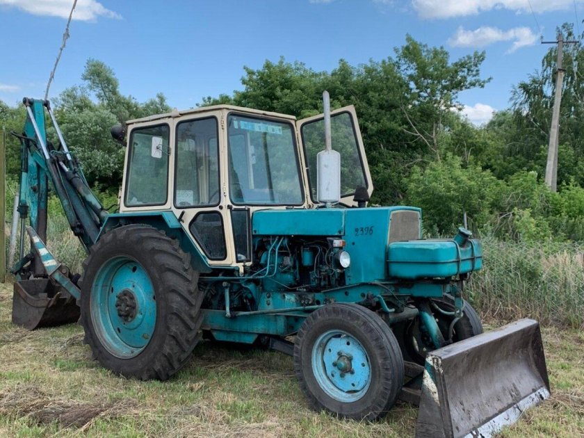 Трактор юмз 6 экскаватор