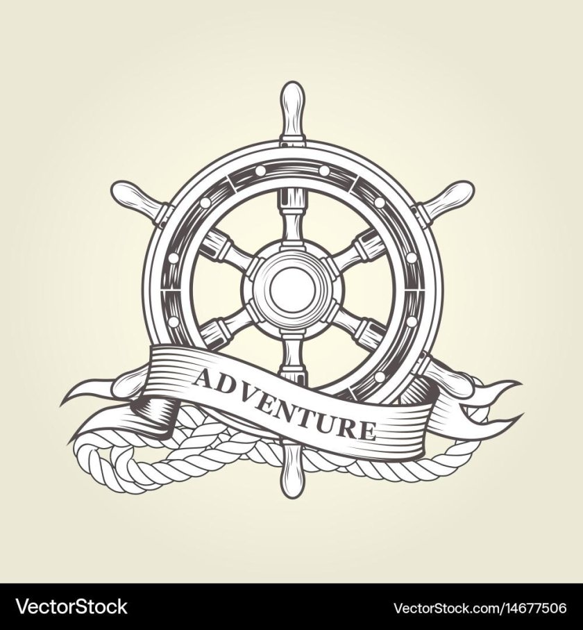 Якорь и штурвал