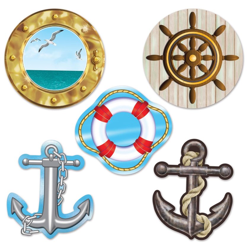 Атрибуты морской тематики