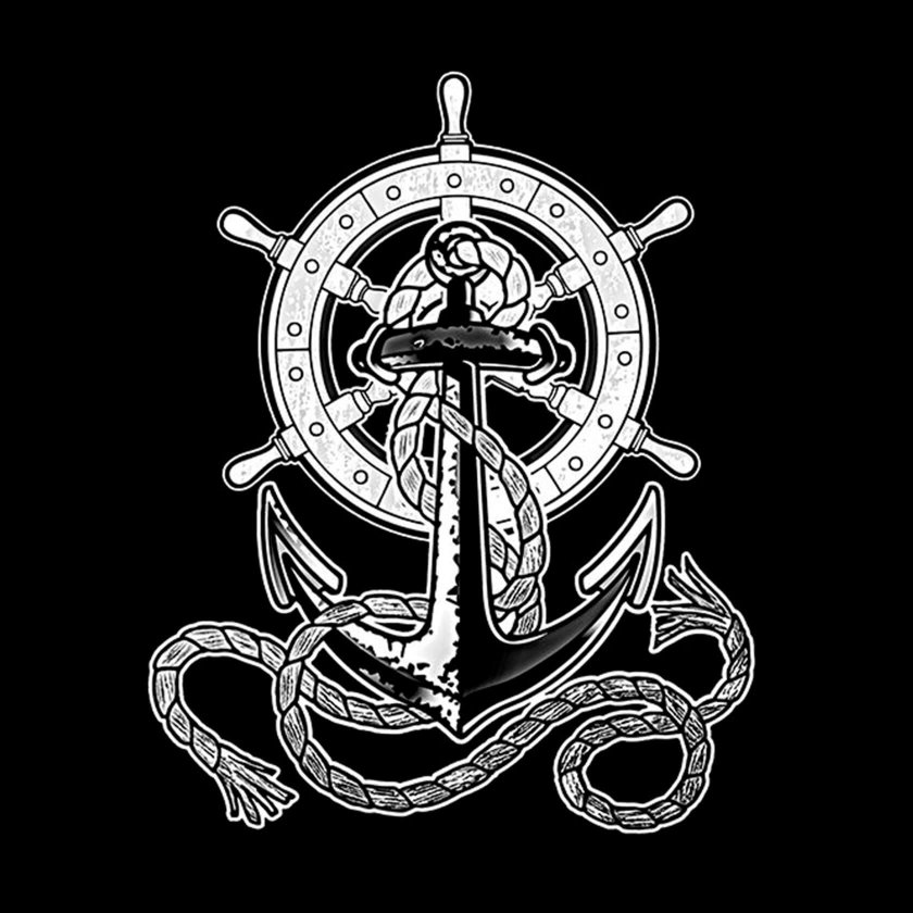 Якорь для гравировки на памятниках