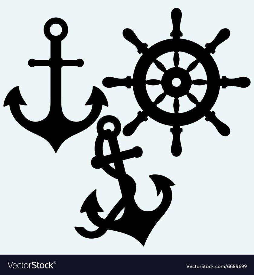 Штурвал силуэт