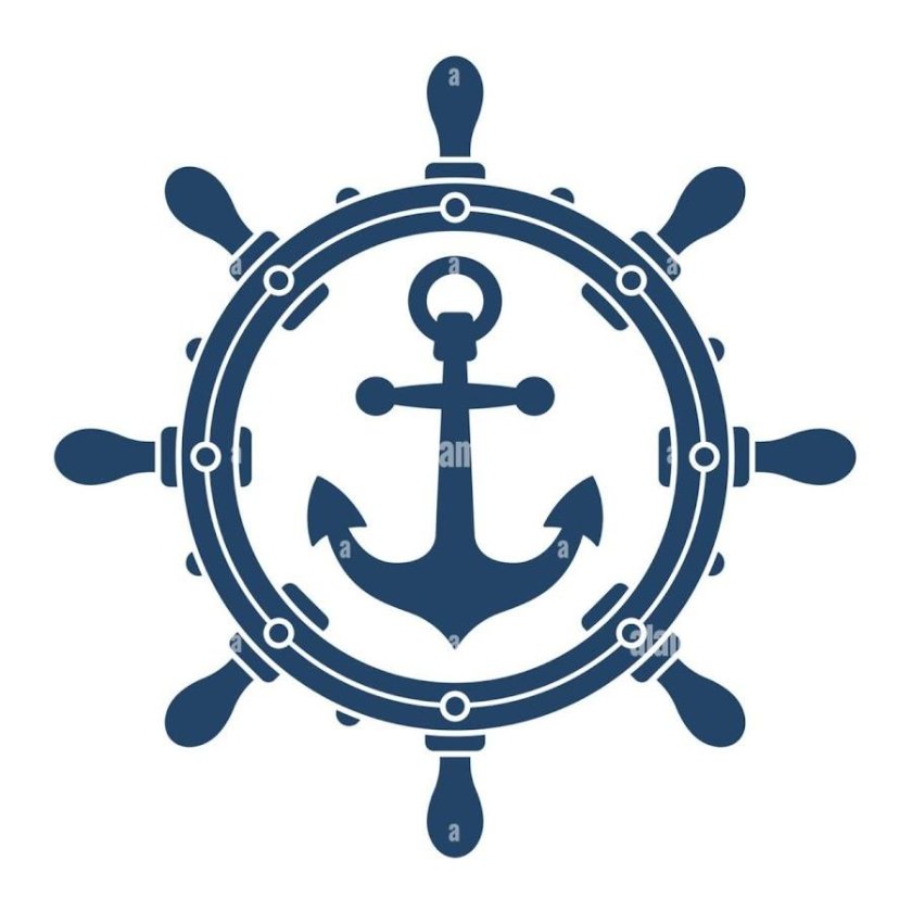 Якорь и штурвал