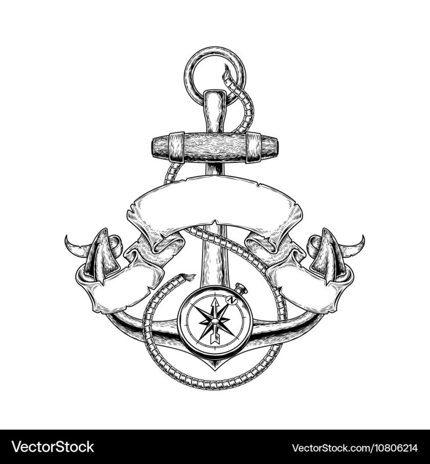 Якорь и штурвал