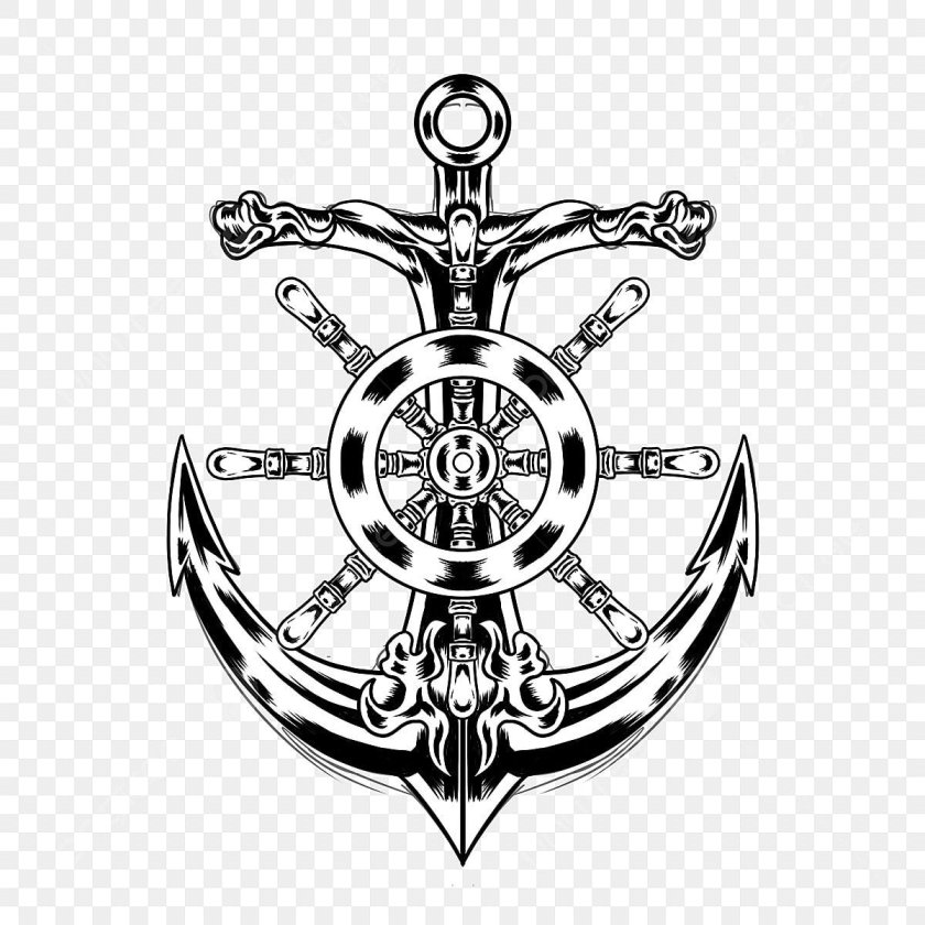 Якорь векторное изображение