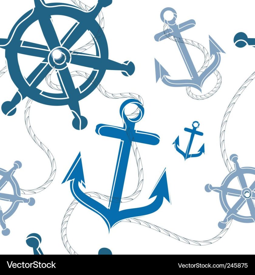 Орнамент морской тематики