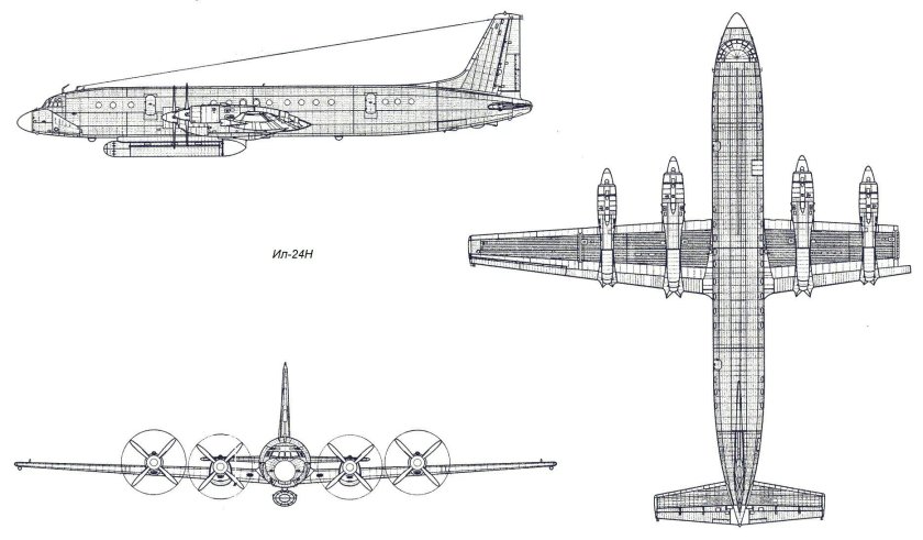 Ил-24н самолёт