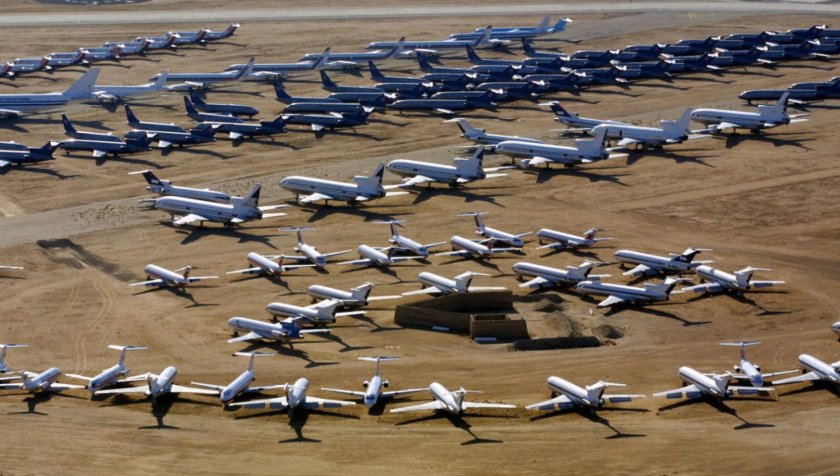 Викторвилль Калифорния кладбище самолетов