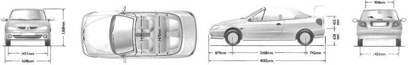 Рено Логан 2 чертеж