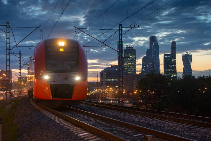 Поезд Ласточка Москва МЦК