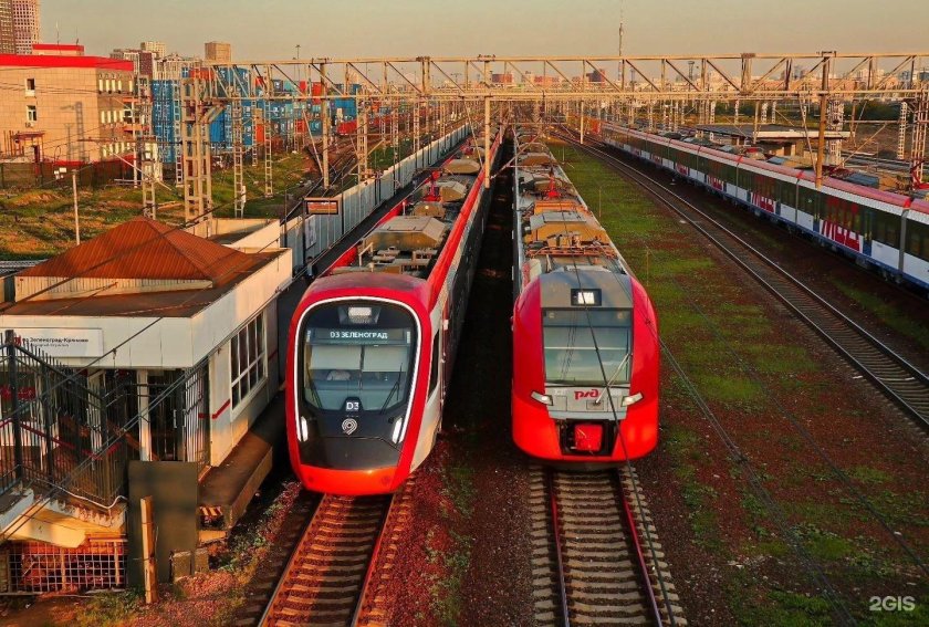 Поезд Ласточка МЦД